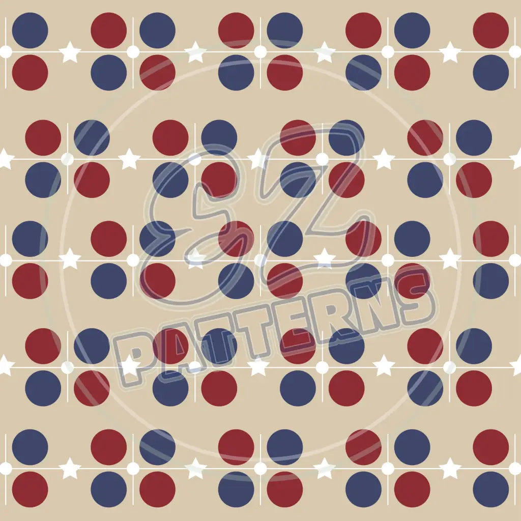 Vintage Usa 001 Printed Pattern Vinyl