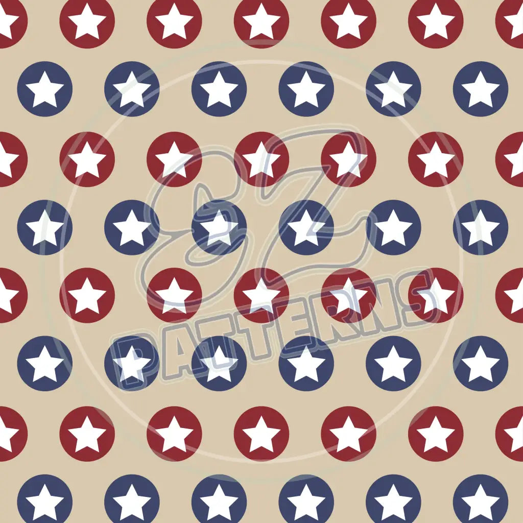 Vintage Usa 007 Printed Pattern Vinyl