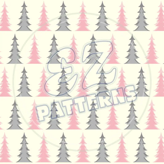 Warm Winter Pink 004 Printed Pattern Vinyl