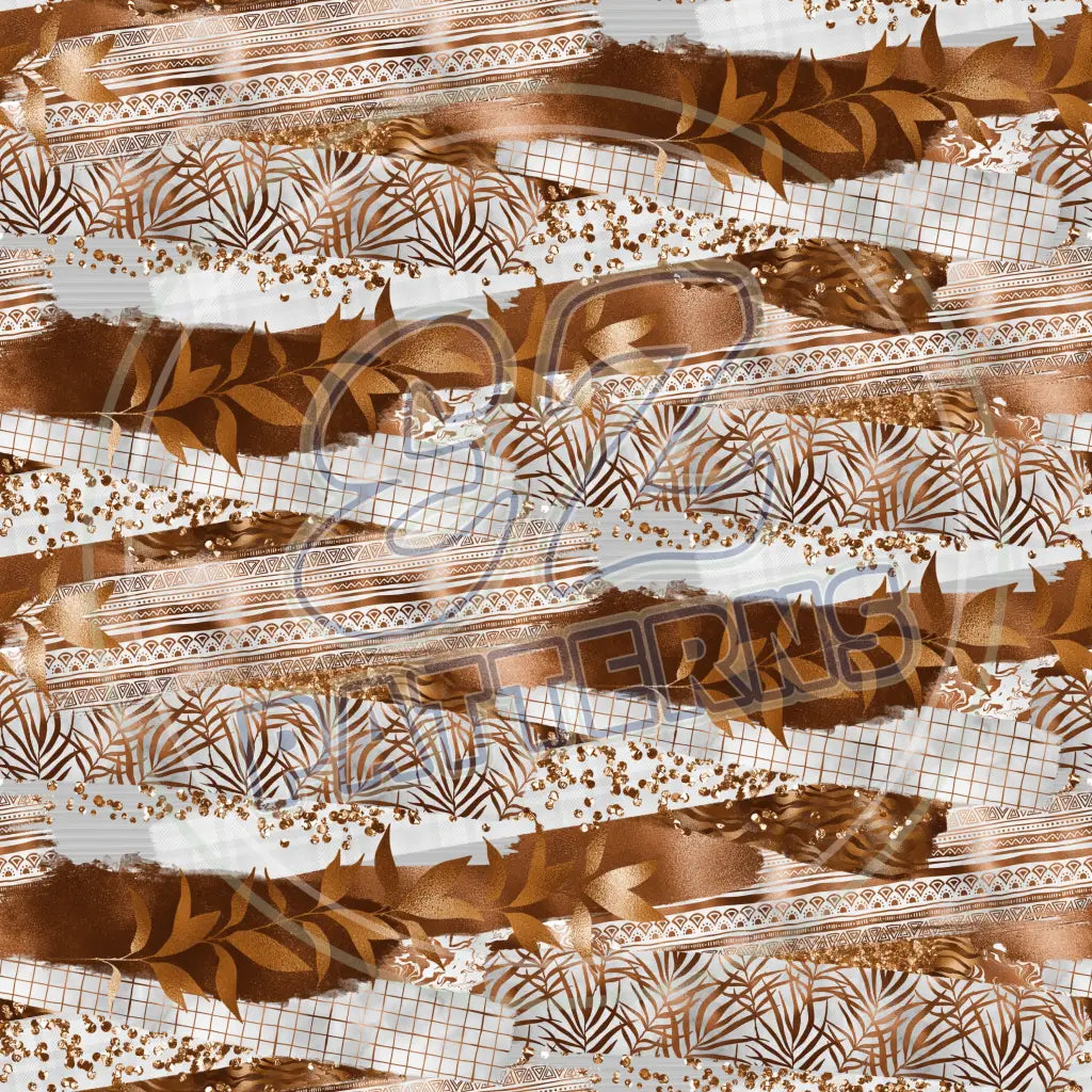 White Copper 007 Printed Pattern Vinyl