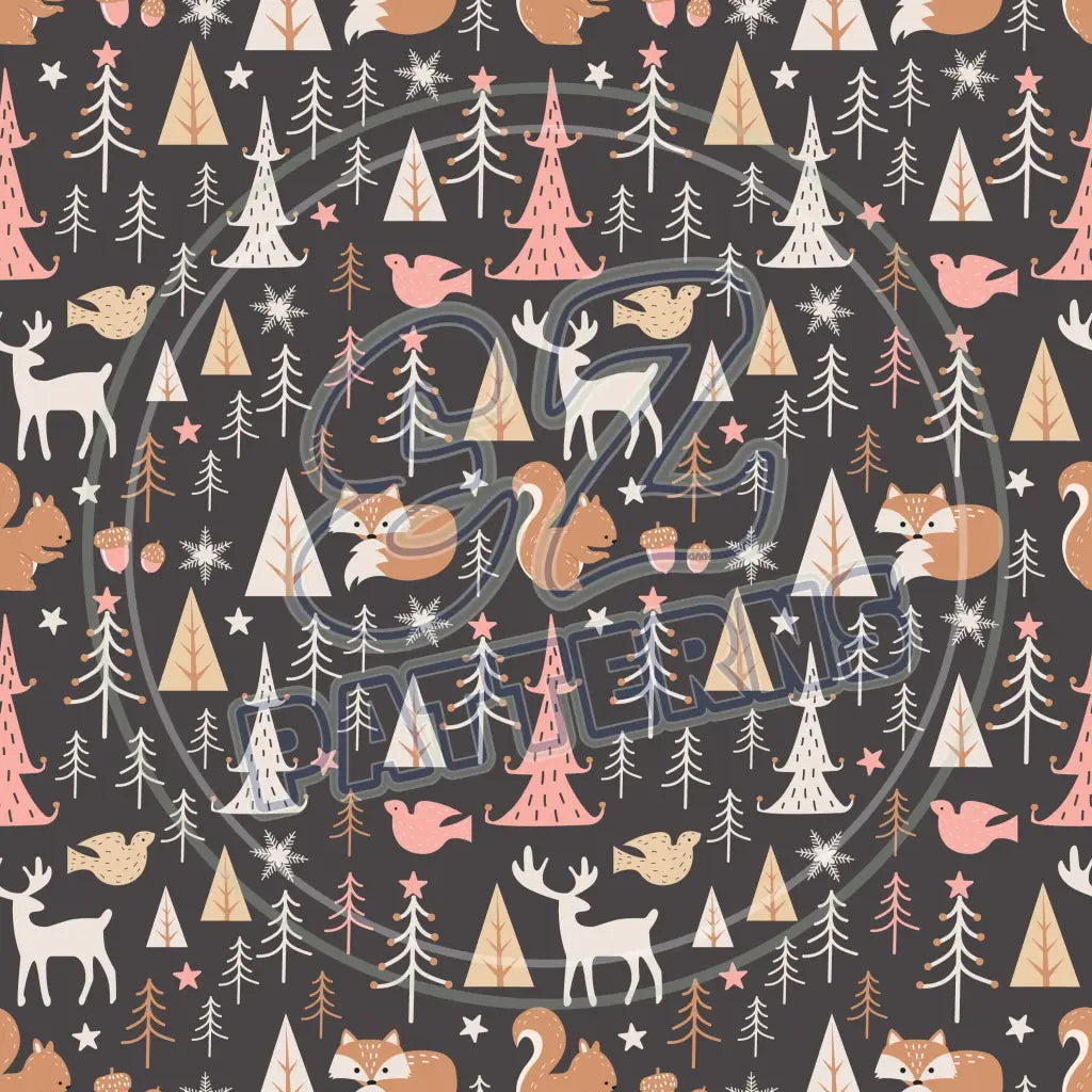 Winter Friends 003 Printed Pattern Vinyl