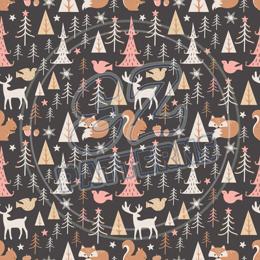 Winter Friends 003 Printed Pattern Vinyl