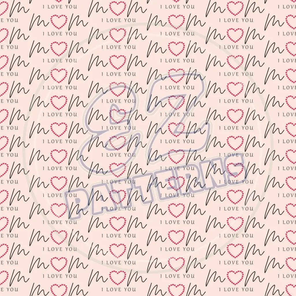 Wonderful Mom 010 Printed Pattern Vinyl